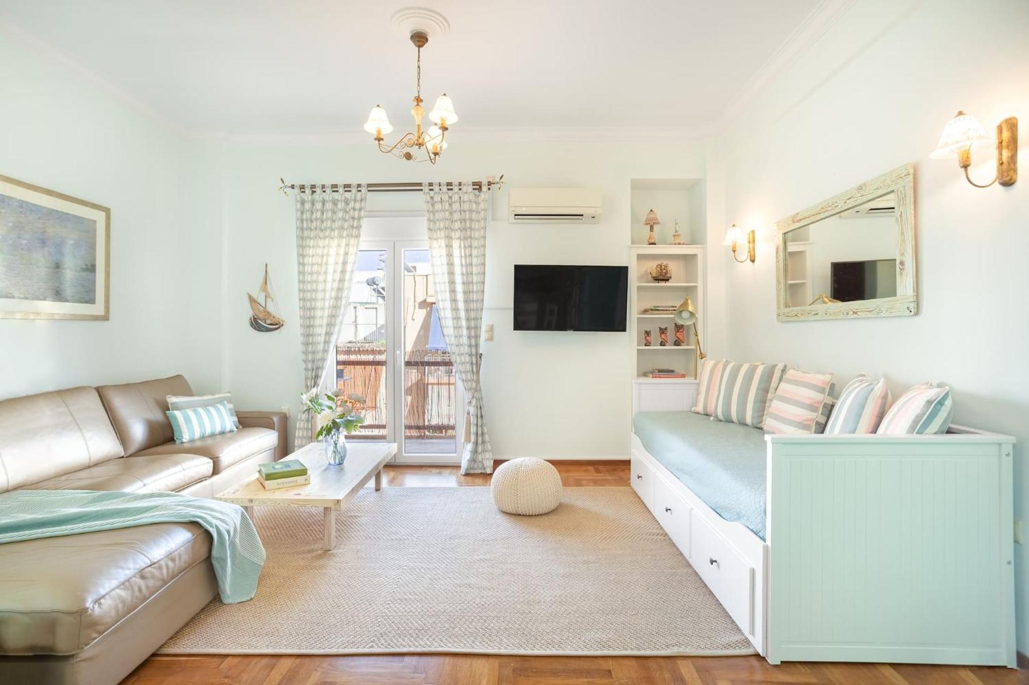 Bright, Calming Retreat With A Balcony Near Metro! Apartamento Atenas Exterior foto